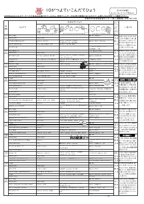 家庭配布用献立表 R7.10.pdfの1ページ目のサムネイル