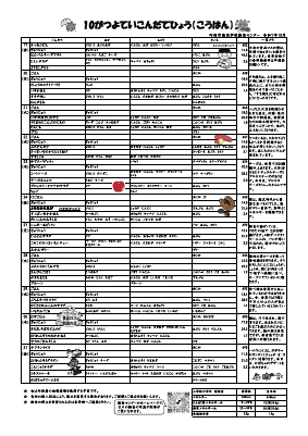 R7.10家庭配布用献立表.pdfの2ページ目のサムネイル