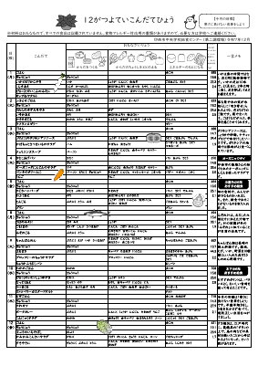 家庭配布用献立表R7.11.pdfの1ページ目のサムネイル